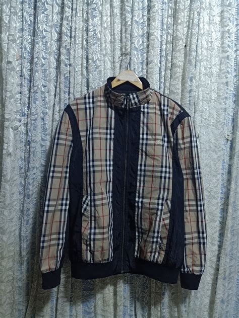 burberry vintage bomber jacket|burberry bomber jacket men.